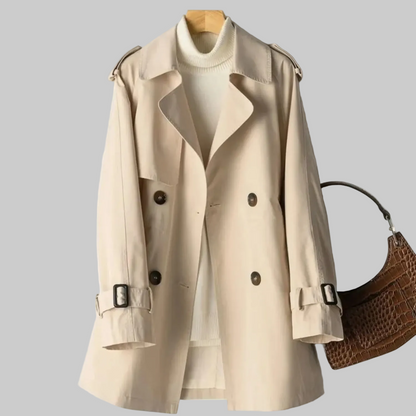 Sophia | Women's Elegant Double-Breasted Trenchjacket