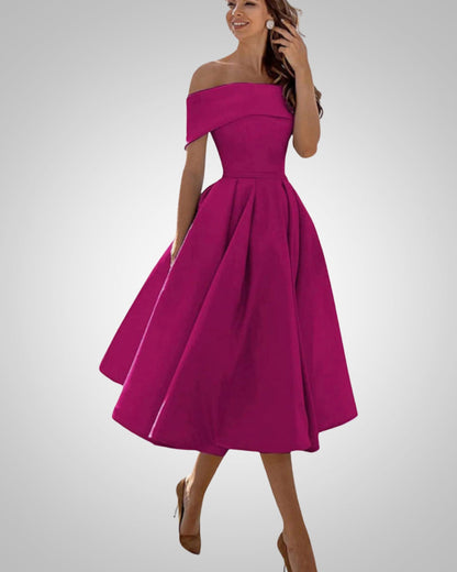 Maike | Women’s Elegant Summer Off-Shoulder Dress