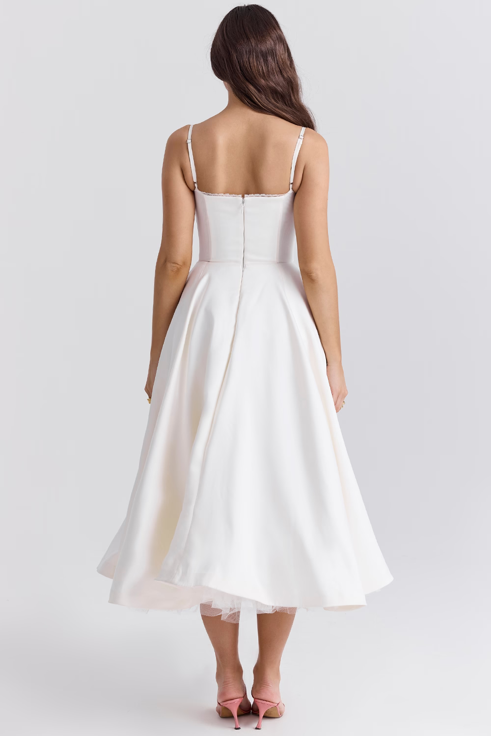 Marleen | Women’s Sophisticated Spaghettistrap Wedding Guest Dress
