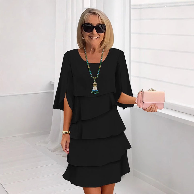 Gracelyn | Women’s Summer Ruffled Midi Dress