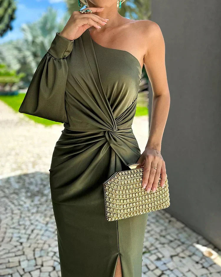 Brooklynne | Women’s One-Shoulder Wedding Guest Dress