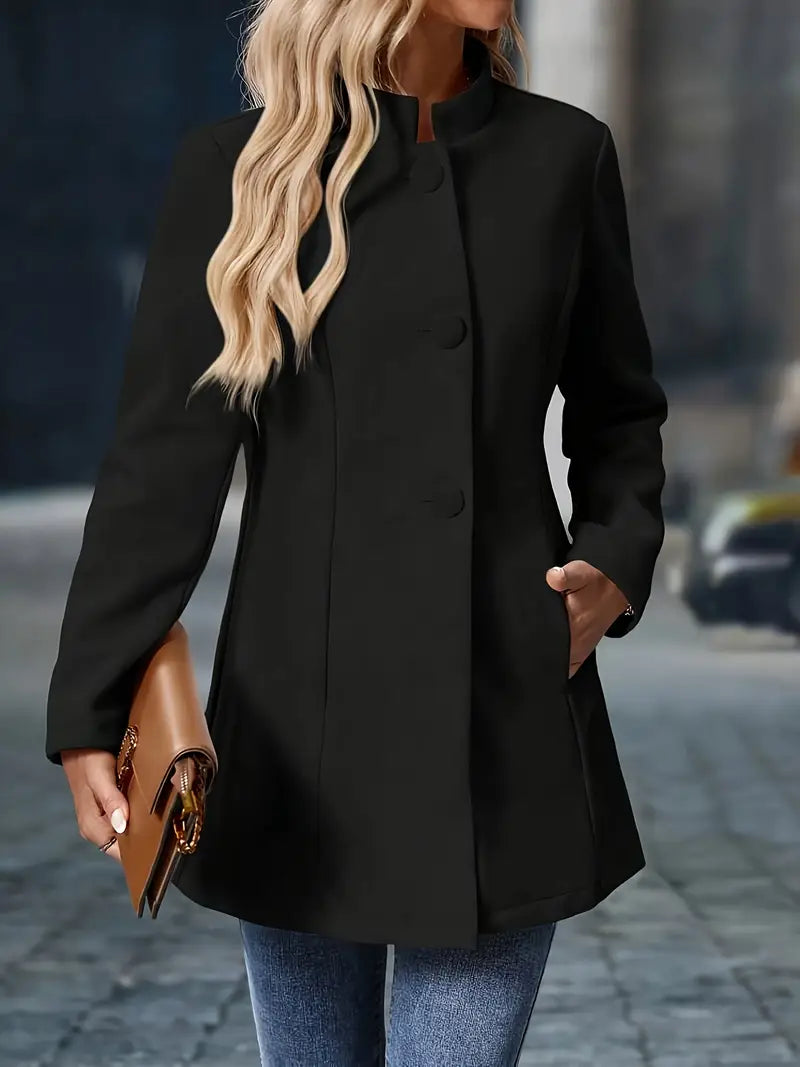Sinead | Women's Elegant Fall Buttoned Coat