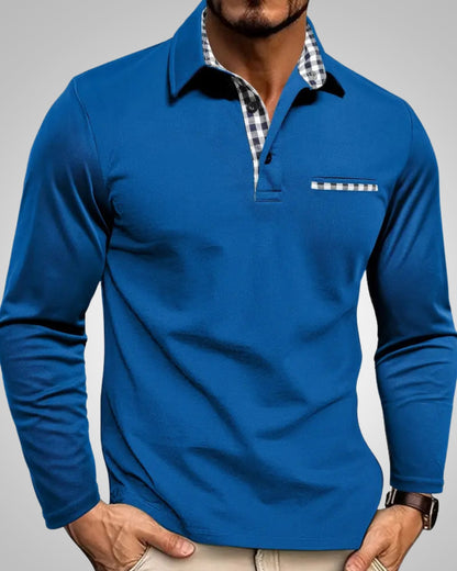 Diarmuid | Men's Casual Longsleeved Polo Shirt