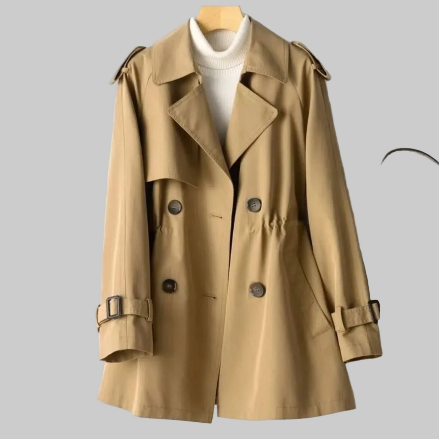 Sophia | Women's Elegant Double-Breasted Trenchjacket
