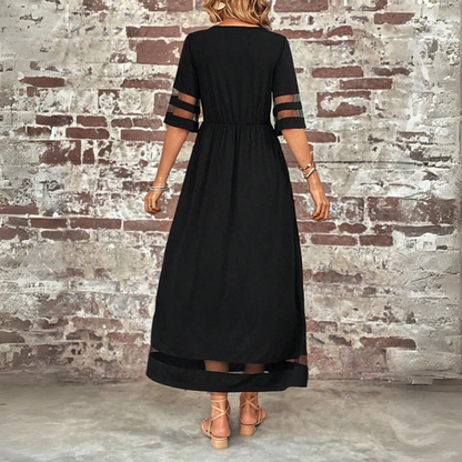 Laura | Women's Elegant Flowing Maxi Dress