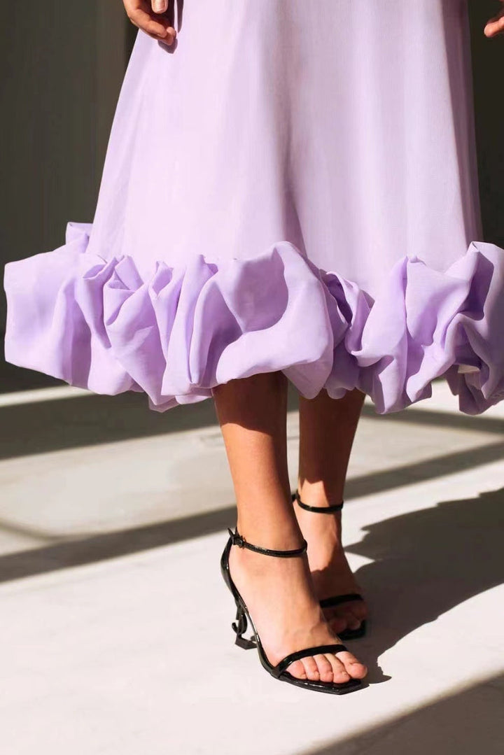 Mckenna | Women’s Ruffle Hem Wedding Guest Dress