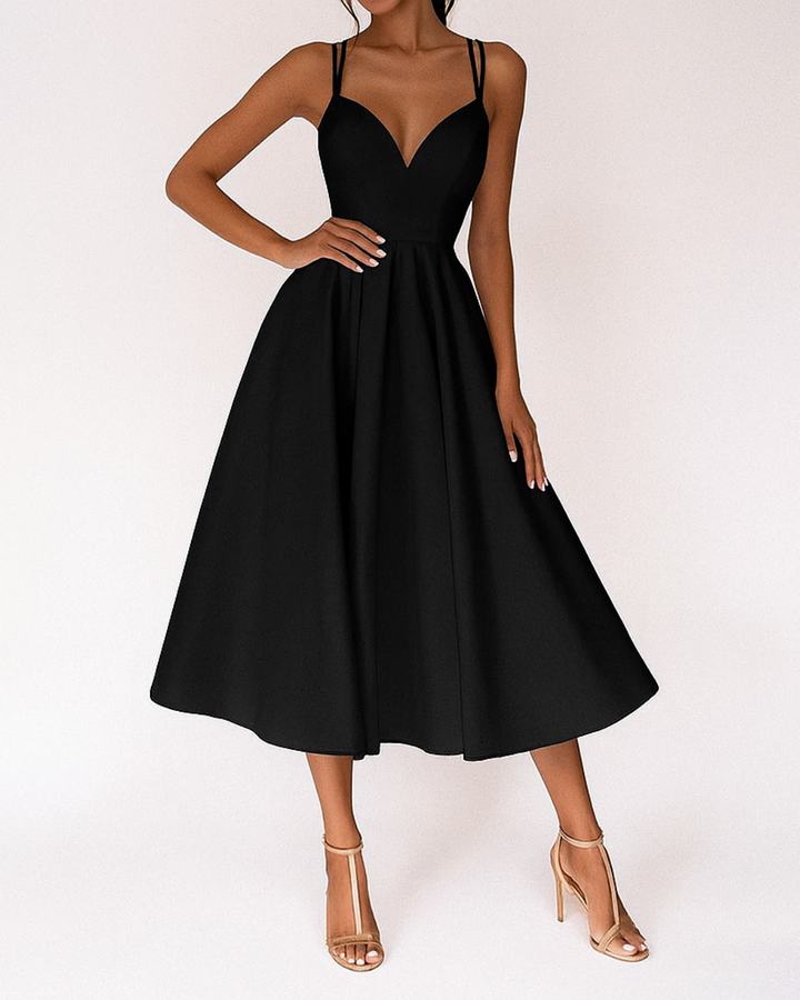 Daisy | Women Strappy Wedding Guest Midi Dress