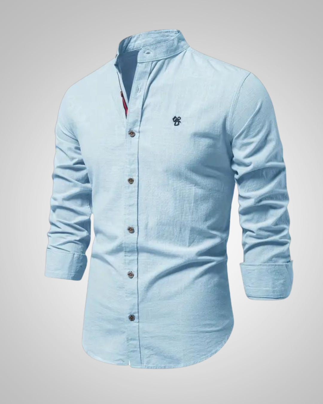 James | Men's Casual Stand Collar Shirt