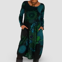 Grainne | Women's Printed Casual Maxi Dress