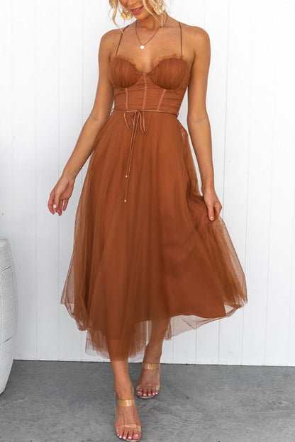 Riona | Women's Wedding Guest Midi Dress