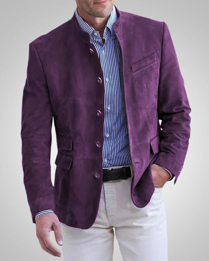 Cian | Men's Classic Suede Blazer Jacket