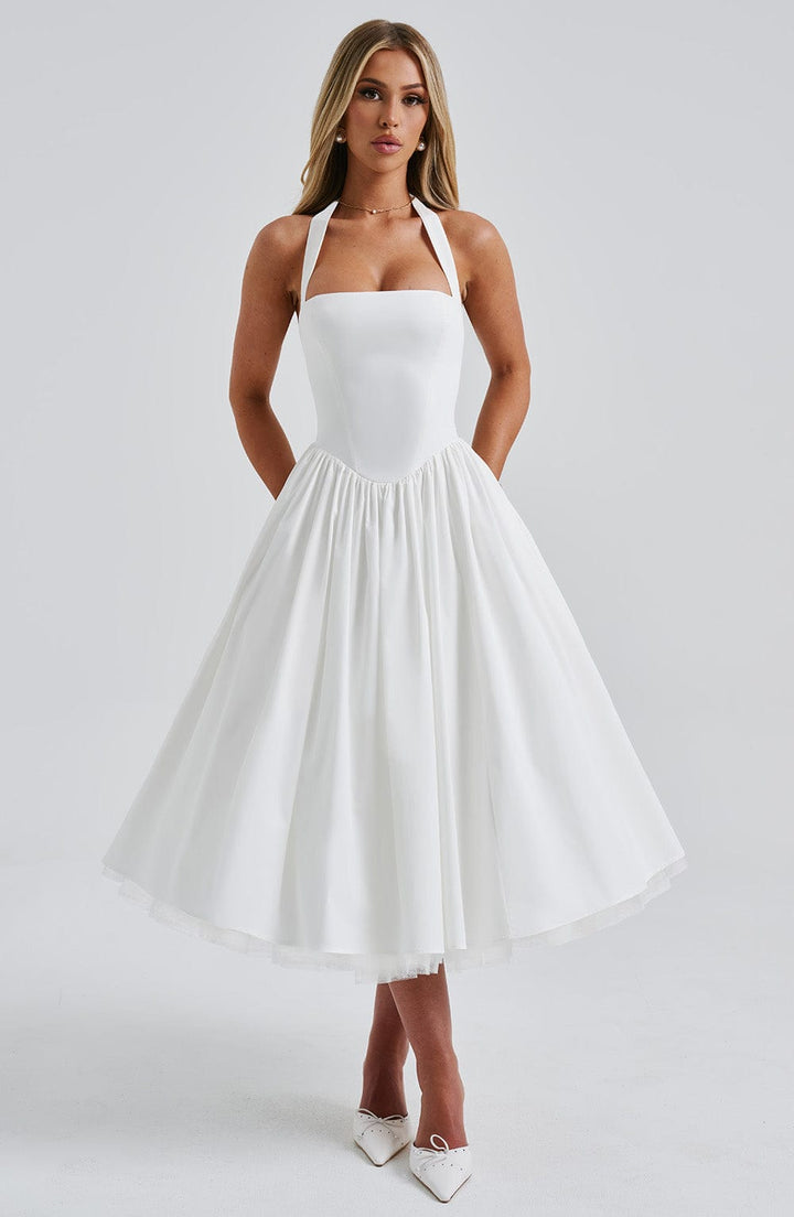 Camryn | Women’s Midi Wedding Guest Dress