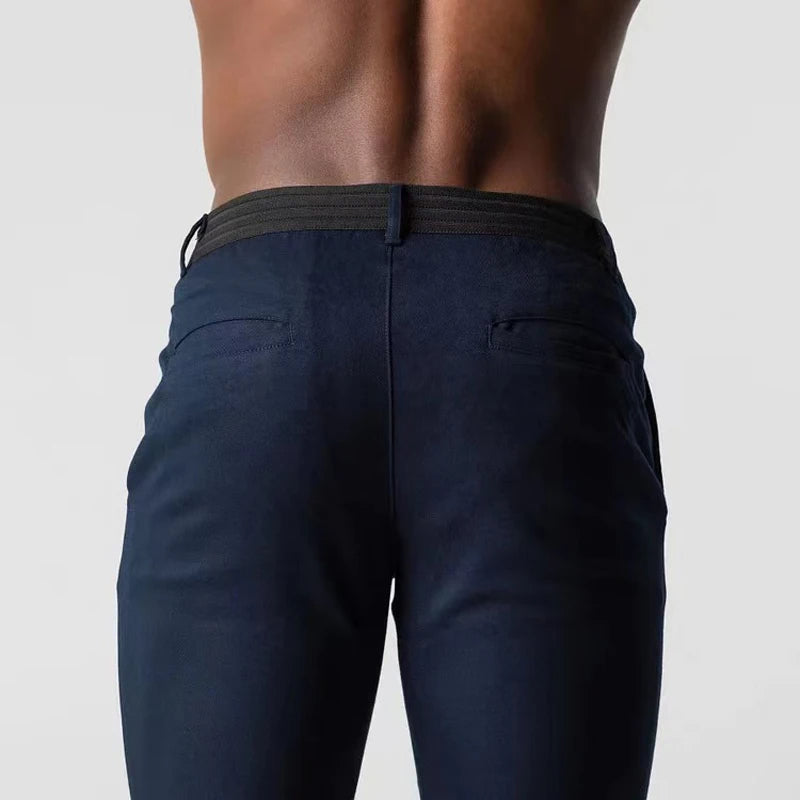 Benjamin | Men Slim Fit Straight Leg Chino Pants