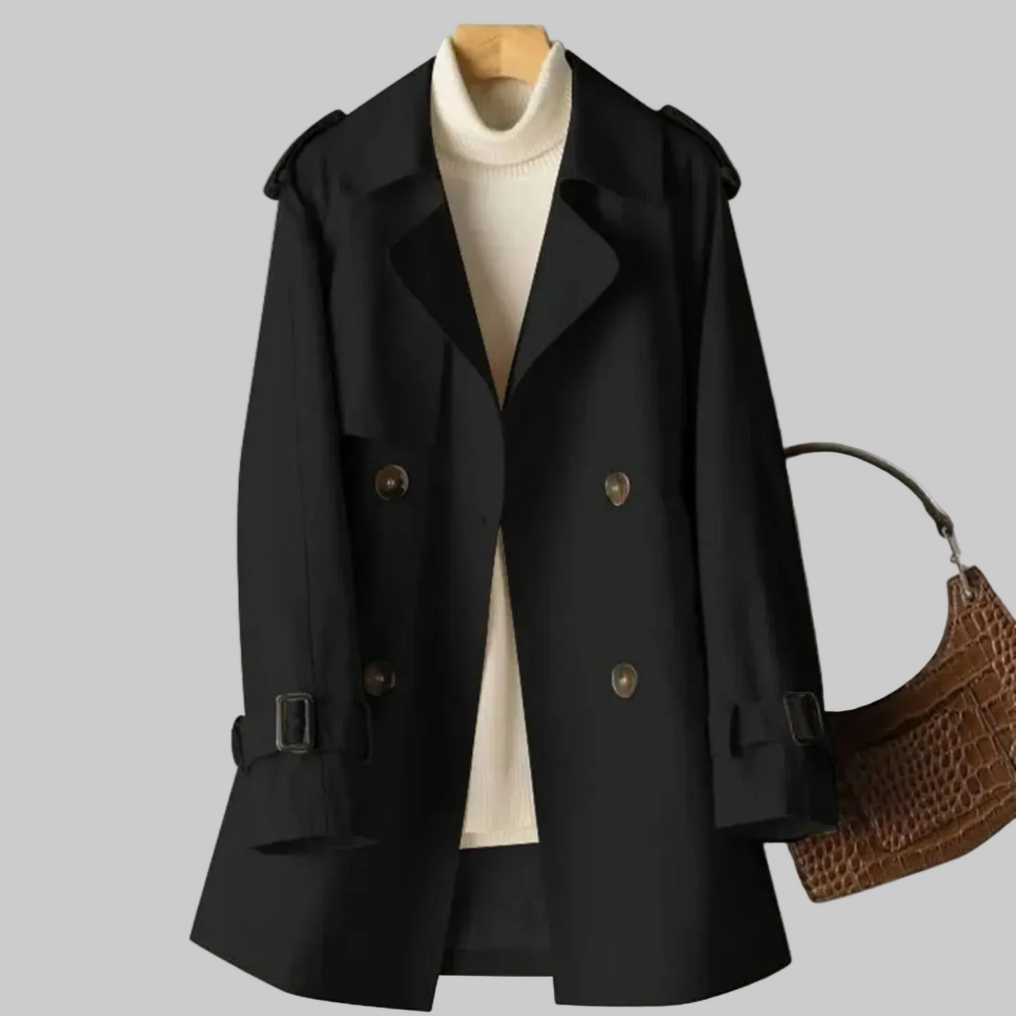 Sophia | Women's Elegant Double-Breasted Trenchjacket