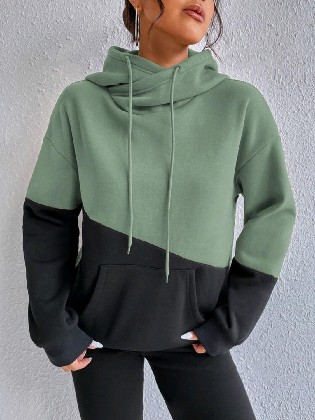 Oriana | Women’s Elegant High Neckline Hoodie