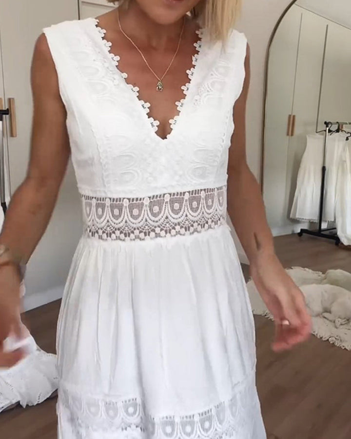 Dior | Women’s V-Neck Summer Dress