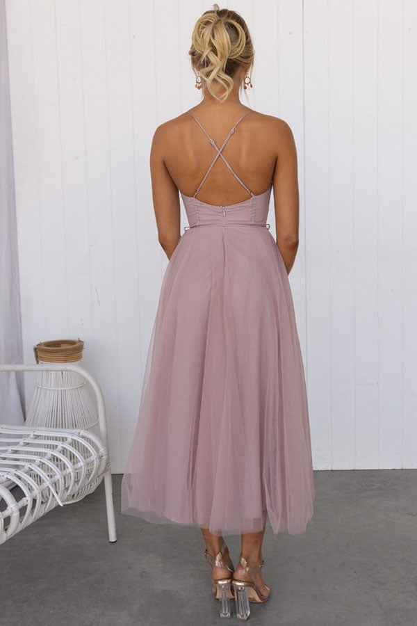 Riona | Women's Wedding Guest Midi Dress