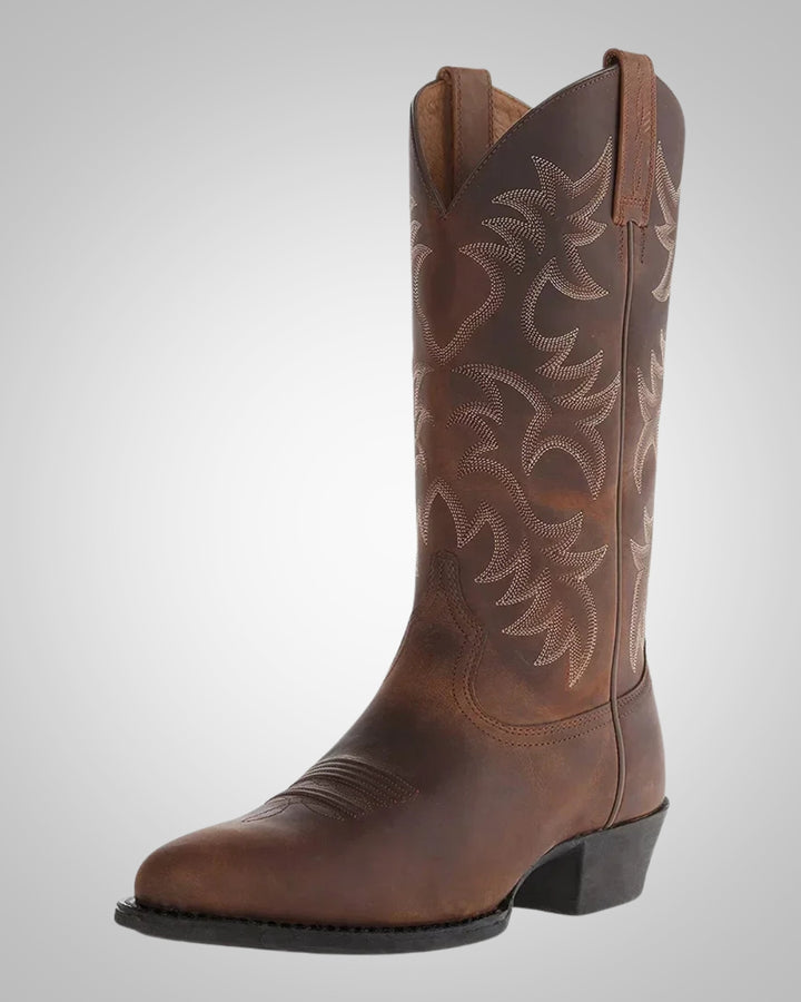 Galilea | Women’s Block Heel Knee High Cowboy Boots