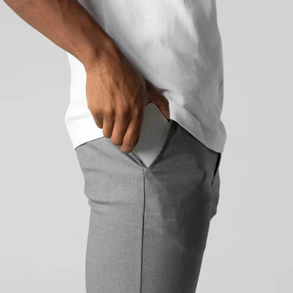 Benjamin | Men Slim Fit Straight Leg Chino Pants