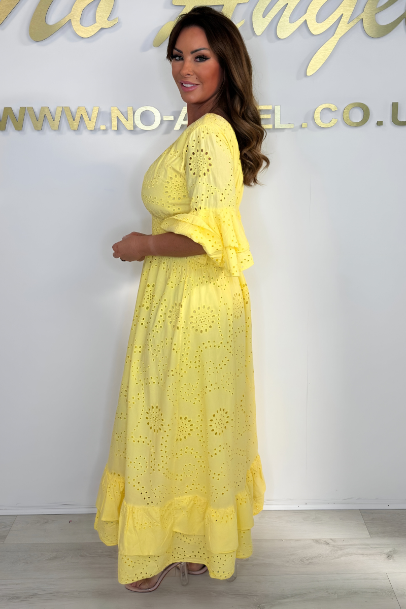 Scout | Women’s Elegant Ruffled Muslin Dress