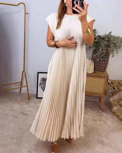 Julia | Women's Elegant Pleated Maxi Dress