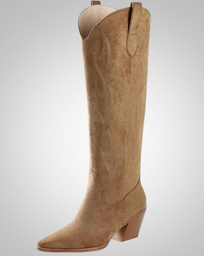 Clara | Women's Knee High Western Cowboy Boots