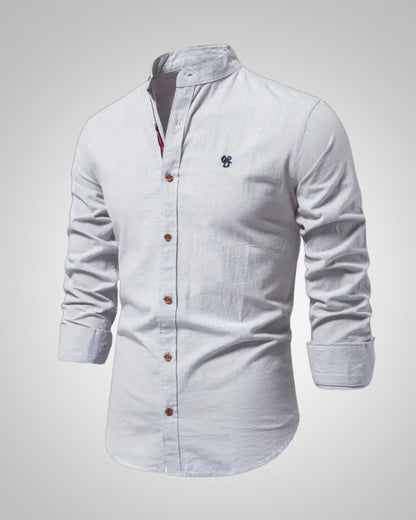 James | Men's Casual Stand Collar Shirt