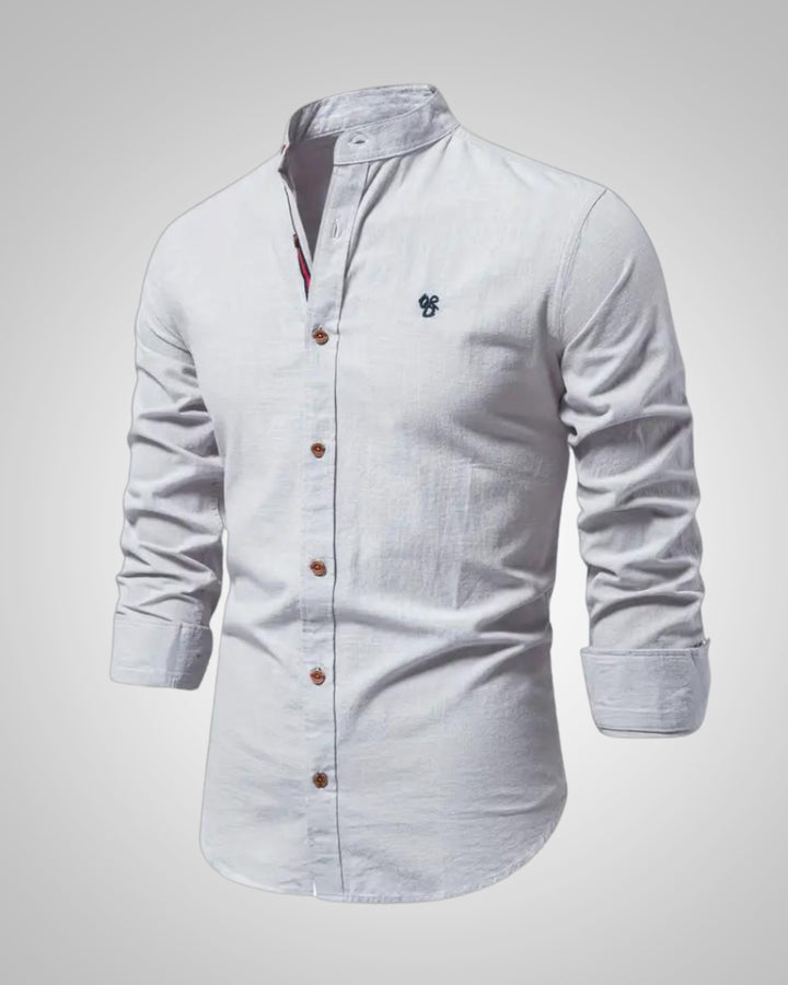 James | Men's Casual Stand Collar Shirt