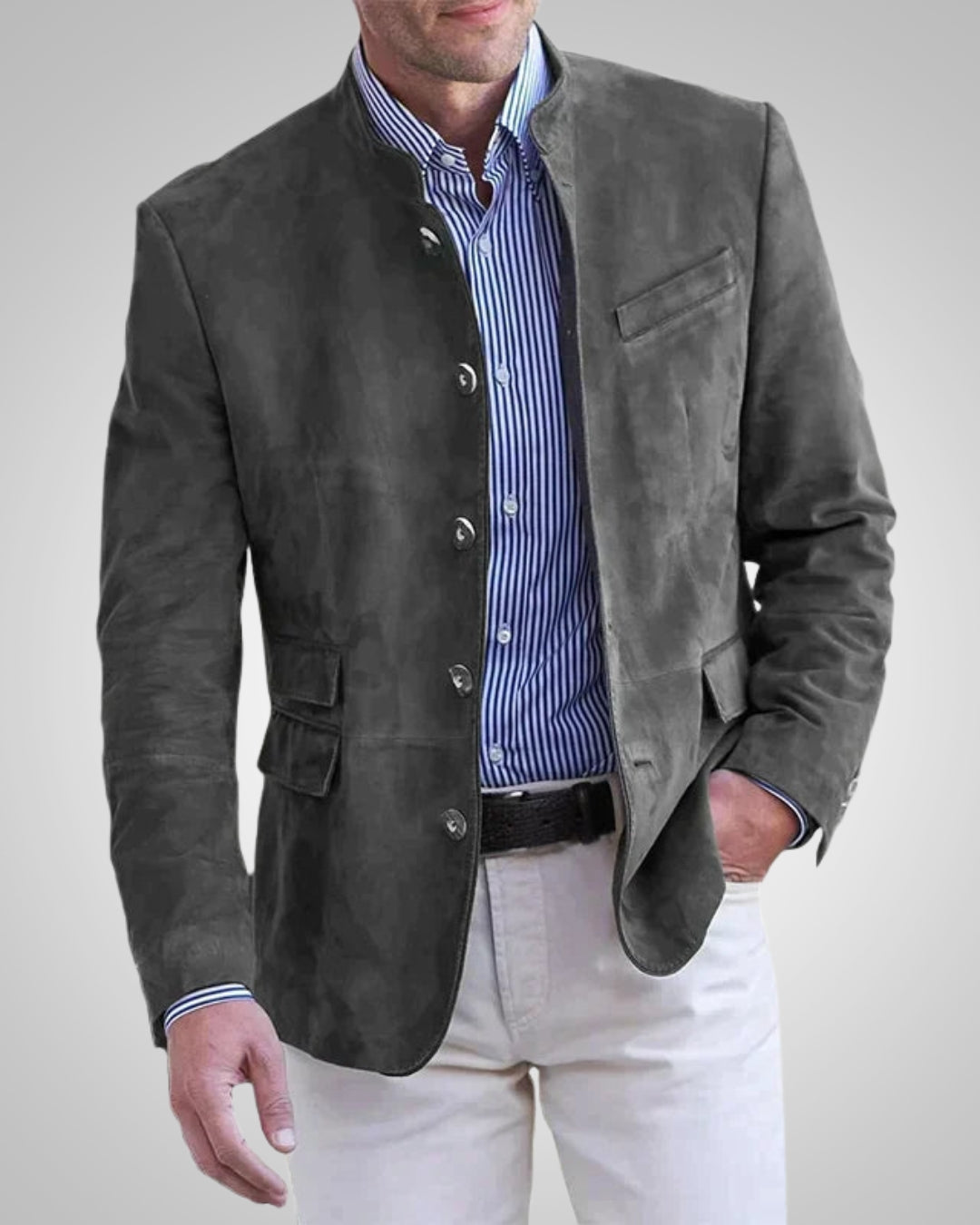 Cian | Men's Classic Suede Blazer Jacket