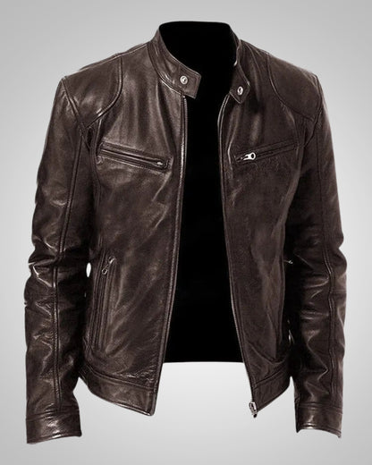 Noah | Men's Classic Timeless Leather Jacket