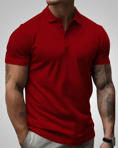 Cathal | Men's Slim-Fit Short Sleeve Polo Shirt