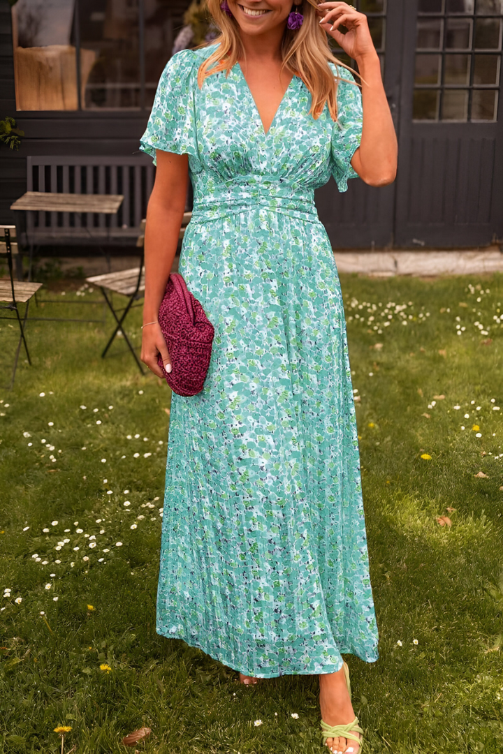 Xyla | Women's Floral Maxi Muslin Dress