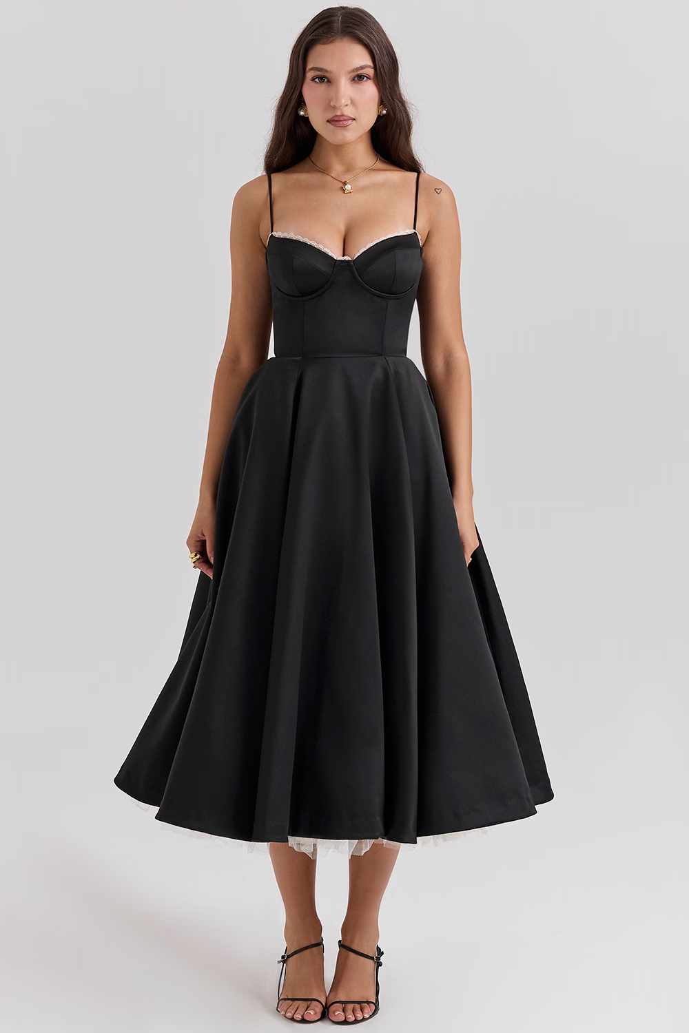 Marleen | Women’s Sophisticated Spaghettistrap Wedding Guest Dress