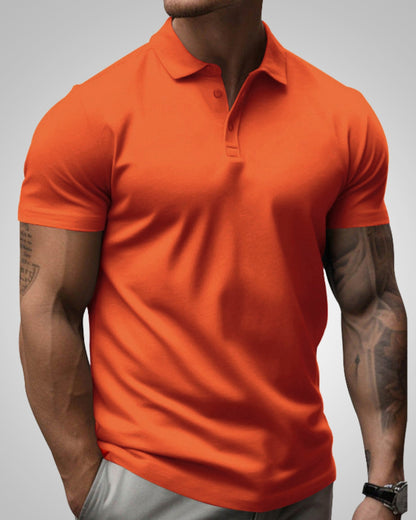 Cathal | Men's Slim-Fit Short Sleeve Polo Shirt
