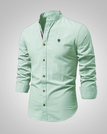 James | Men's Casual Stand Collar Shirt