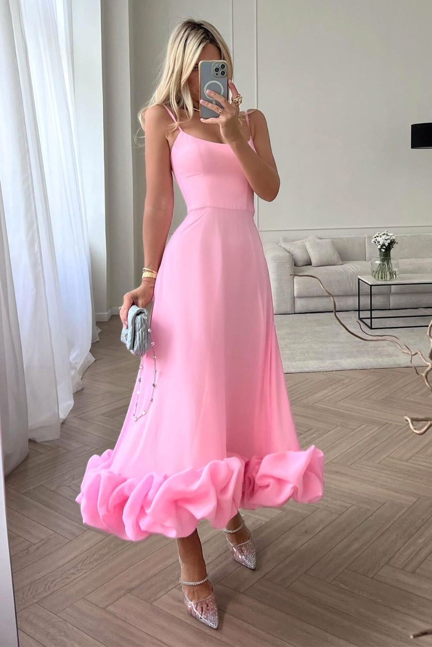 Mckenna | Women’s Ruffle Hem Wedding Guest Dress
