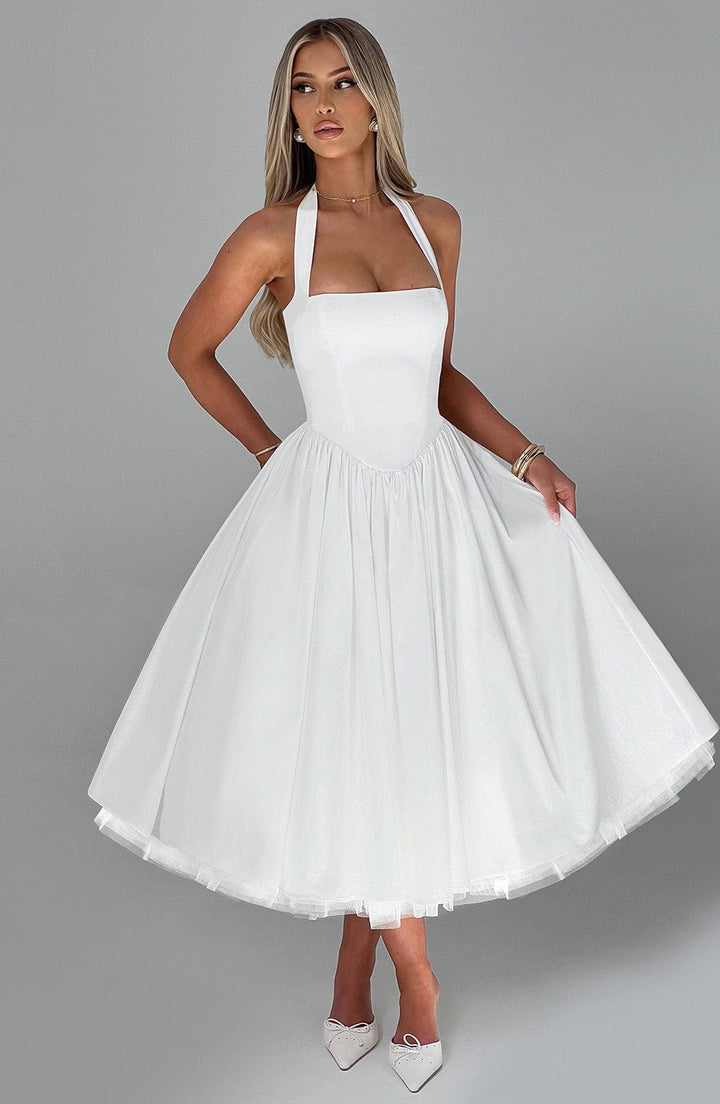 Camryn | Women’s Midi Wedding Guest Dress