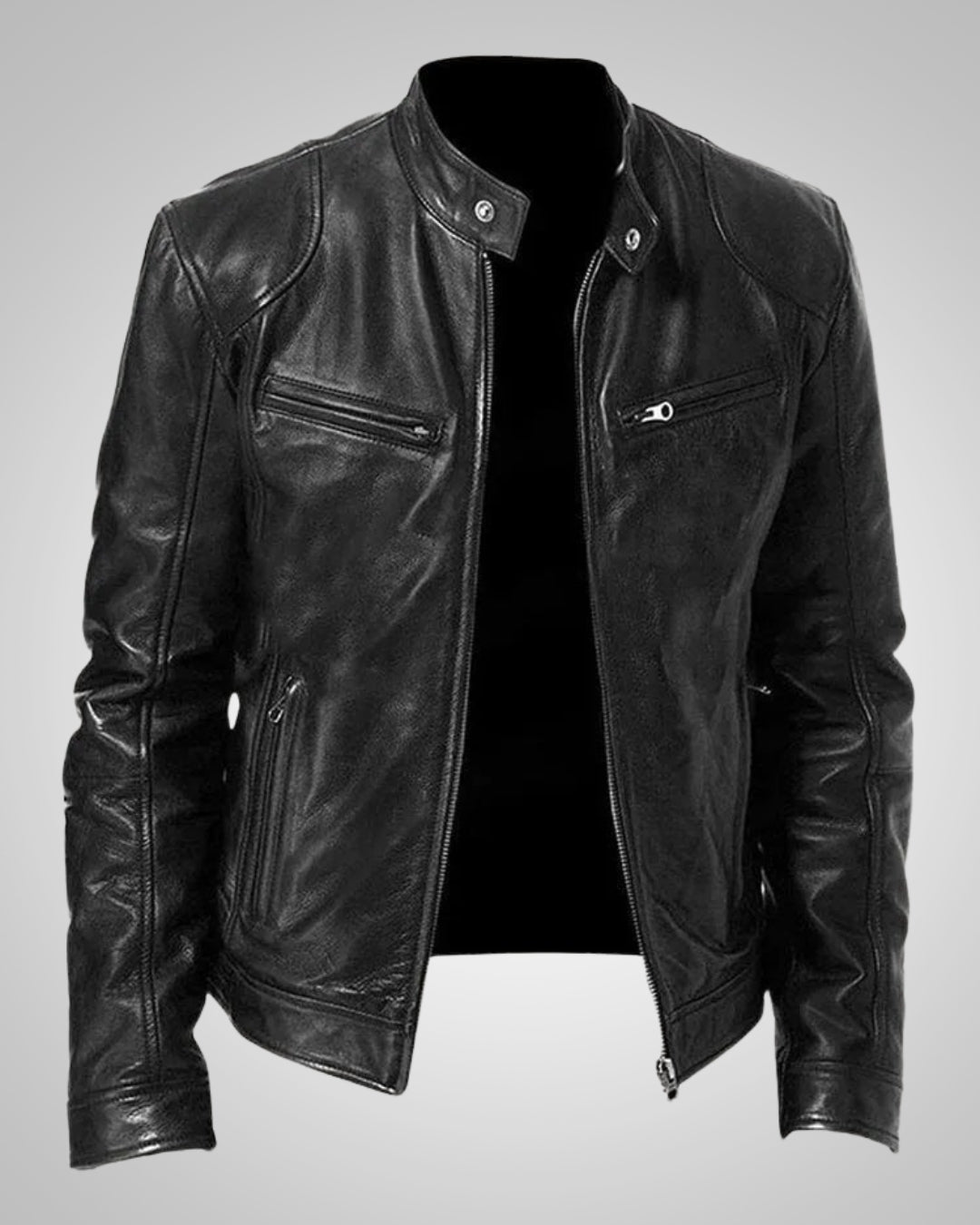 Noah | Men's Classic Timeless Leather Jacket