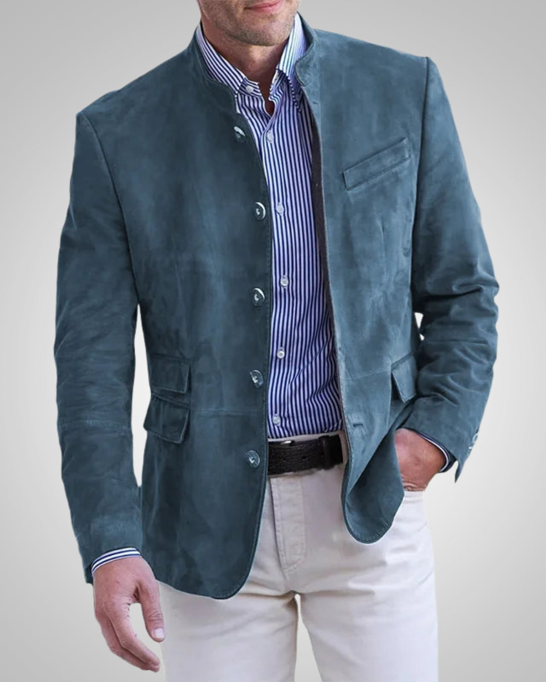 Cian | Men's Classic Suede Blazer Jacket