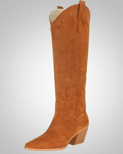 Clara | Women's Knee High Western Cowboy Boots