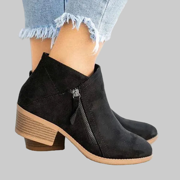 Lauren | Women's Autumn Zip-Up Ankle Boots
