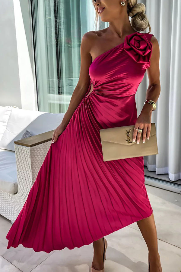 Sienna | Women’s Pleated Wedding Guest Midi Dress