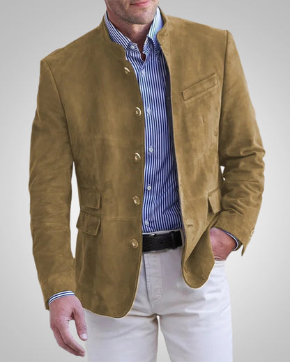 Cian | Men's Classic Suede Blazer Jacket