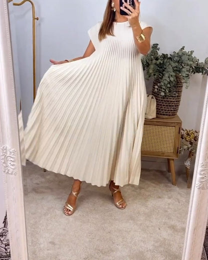 Julia | Women's Elegant Pleated Maxi Dress
