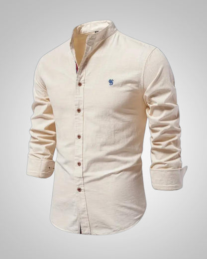 James | Men's Casual Stand Collar Shirt