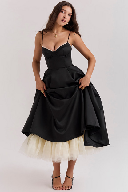 Marleen | Women’s Sophisticated Spaghettistrap Wedding Guest Dress