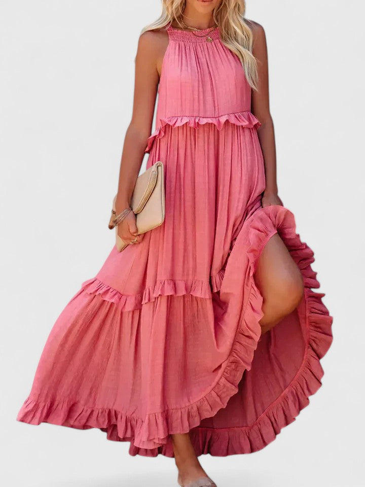 Amelie | Women's Elegant Draped Maxi Dress