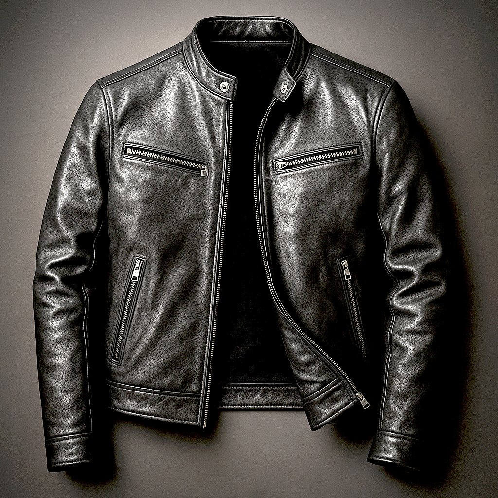 Fionn | Men's Vintage Leather Biket Jacket