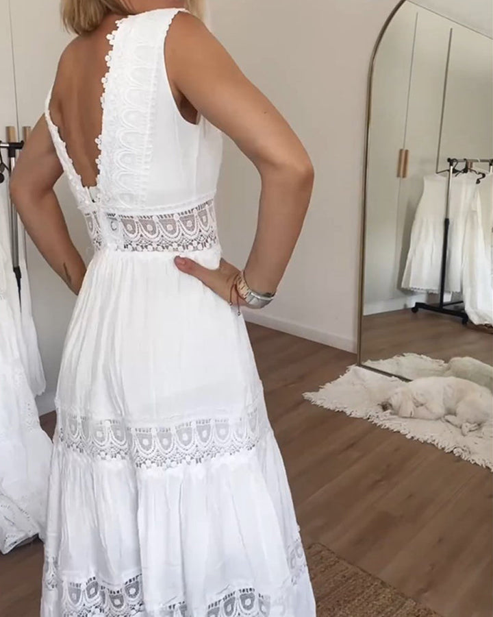 Dior | Women’s V-Neck Summer Dress