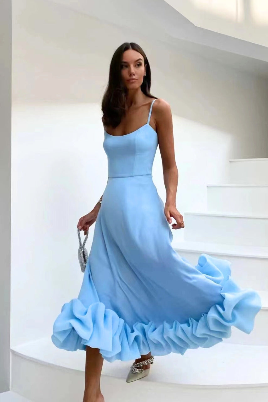 Mckenna | Women’s Ruffle Hem Wedding Guest Dress